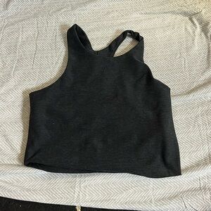 cropped lined sports tank/bra